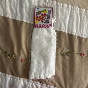 White Toe Socks